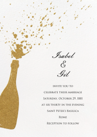 Champers - Wedding Invitation by Paperless Post