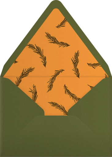 Orange Potpourri - Paperless Post Envelope