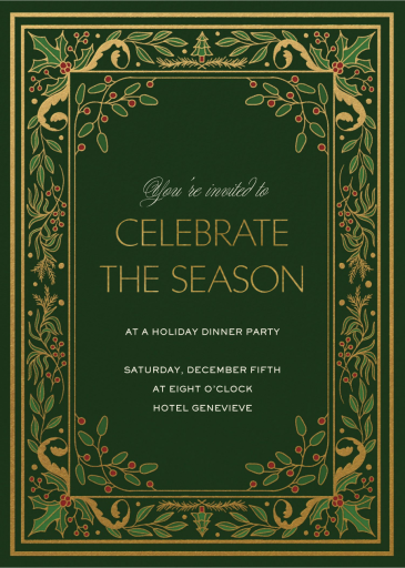 Dickens - Holiday Card by Paperless Post