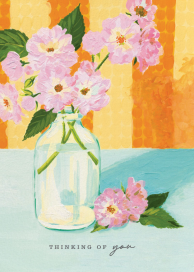 Tabletop Florals - Sympathy Card by 2021 Co.