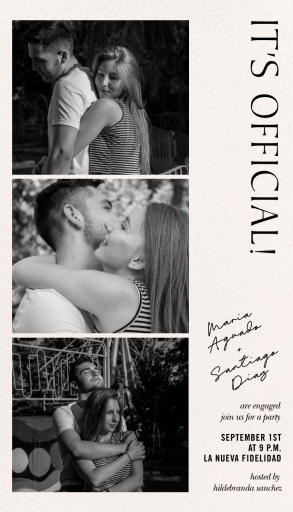 Photo Booth Film - Engagement Party Invitation by Paperless Post