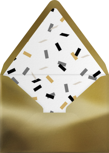 It's Time To Celebrate - Paperless Post Envelope