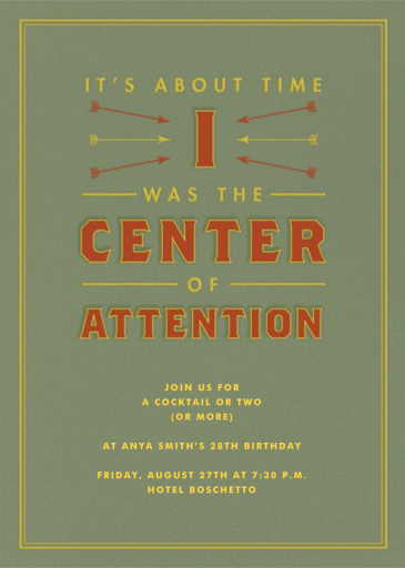 Center of Attention by Derek Blasberg