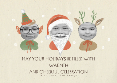 Little Saint Nick - Three - Christmas Card by Merrilee Liddiard