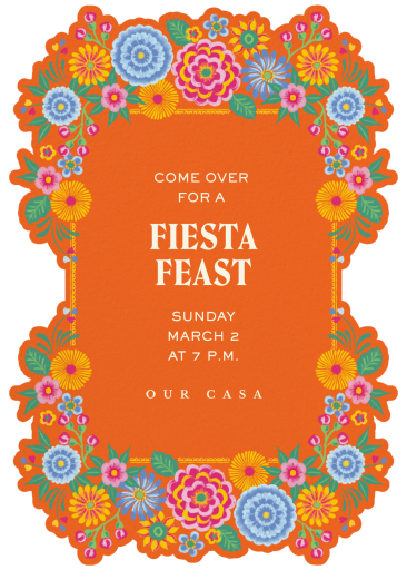 Floral Fiesta - Fiesta Invitation by Paperless Post