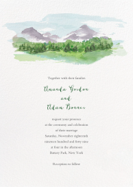 Mountain Scene by Paperless Post