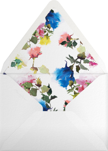 Watercolor Blooms -  Monique Lhuillier Envelope