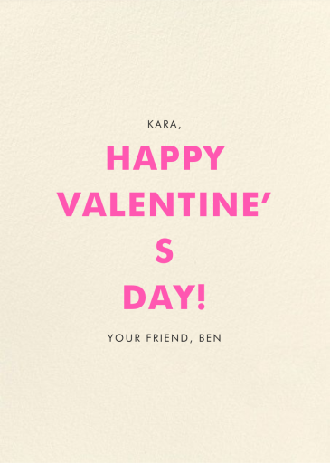 Deep Love - Valentine's Day Card by Hello!Lucky - Back