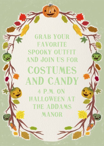 On a Hay Ride - Halloween Invitation by Paperless Post