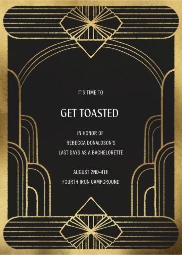 Starlet - Bachelorette Party Invitation by Paperless Post