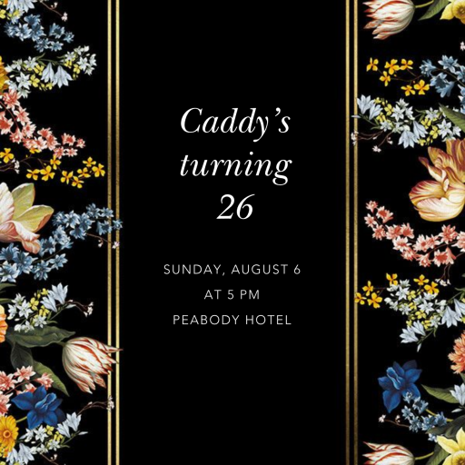 Nocturna - Business Event Invitation by Oscar de la Renta