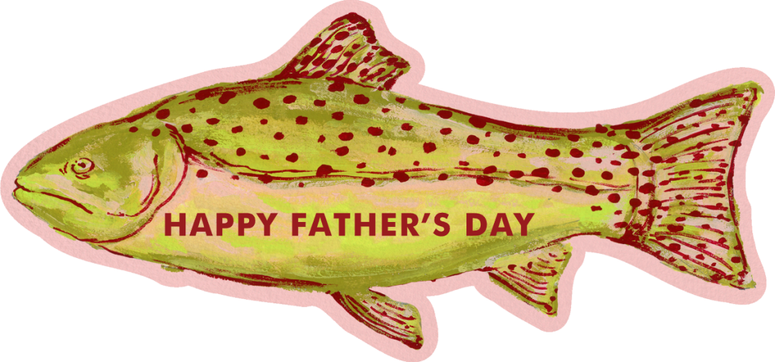 Rainbow Trout - Greeting Card by Iris + Marie