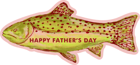 Rainbow Trout - Father's Day Card by Iris + Marie