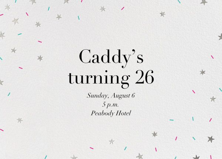 Starfetti by Paperless Post