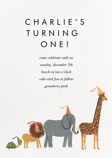 Party Parade Baby - Invitation by Rifle Paper Co.