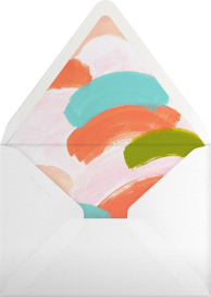 Messy Strokes Red (Stationery) - Ashley G Envelope