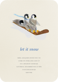 South Pole Sledders (Invitation) by Felix Doolittle