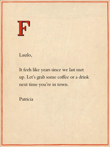 Red Letter by John Derian - Back