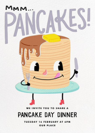 Hot Cakes - Brunch Invitation by Hello!Lucky