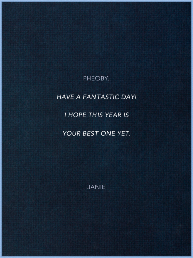 Birthday Owl - Birthday Card by Paperless Post - Back