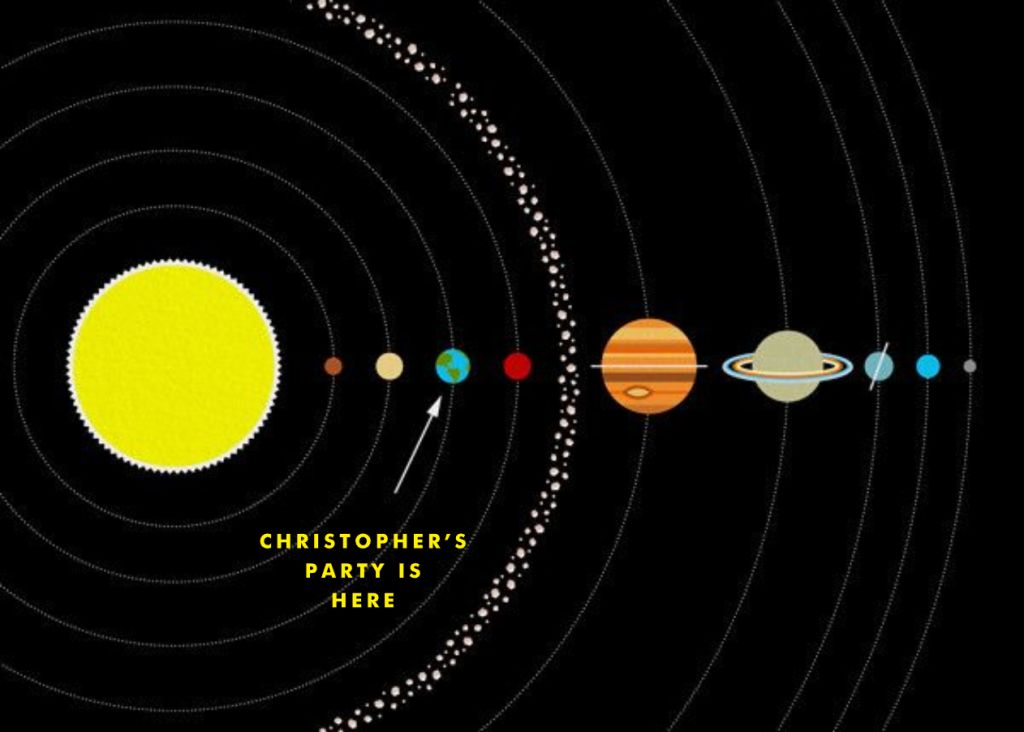 Solar System Invitation