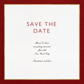 Oro - Save the Date by Paperless Post