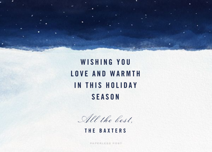 Lifted Spirits - Holiday Card by Paperless Post - Back