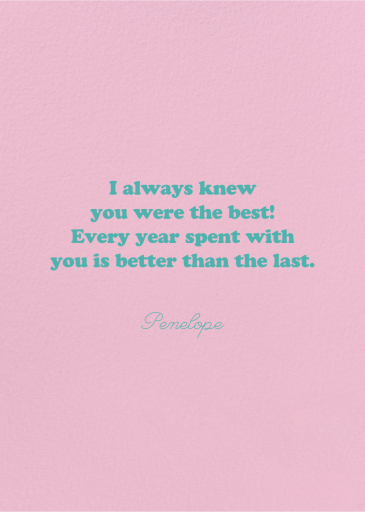 I Lob You - Love and Romance Card by Party Mountain - Back