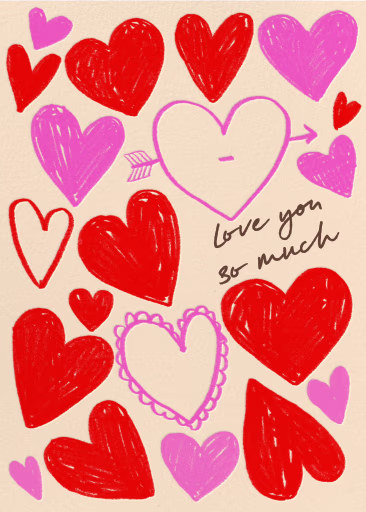 Heartfelt Scribbles - Valentine's Day Card by Hello!Lucky