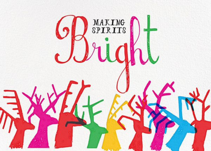 Reindeer Love - Holiday Card by Mr. Boddington's Studio