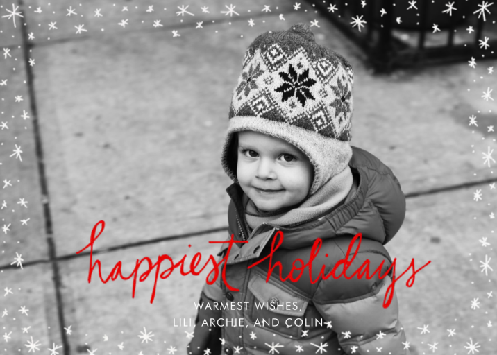 Holiday Wink - Holiday Card by Linda and Harriett