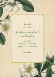 Hellebore Christmas Rose (Invitation) by John Derian