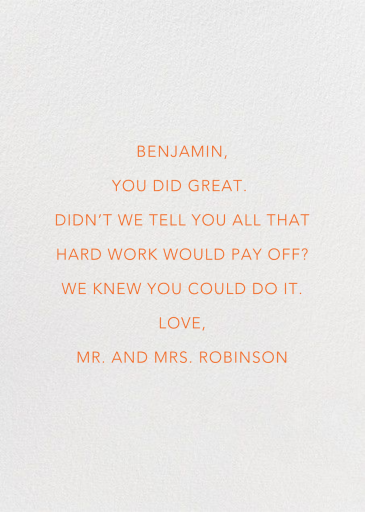 Huge Congrats by Ashley G - Back