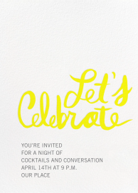 Let's Celebrate - Fall Party Invitation by Linda and Harriett