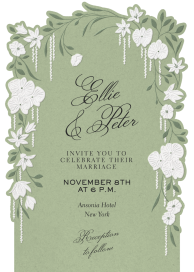 Enchanted Garden Frame - Wedding Invitation by Paperless Post