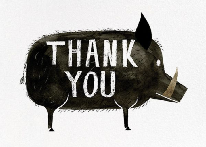Grateful Boar (Chris Sasaki) by Red Cap Cards