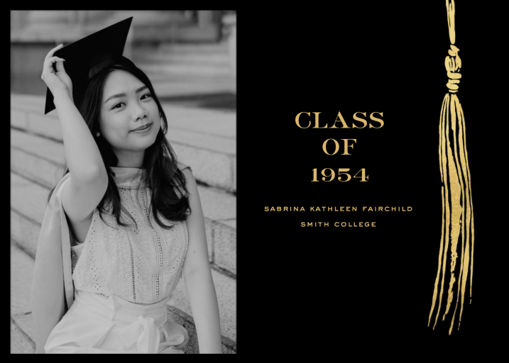 KSNY Tassel (Photo) - Graduation Announcement by kate spade new york