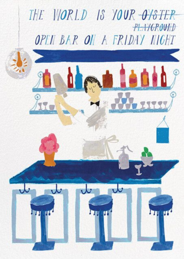 Gimlet for the Grad - Graduation Card by Mr. Boddington's Studio