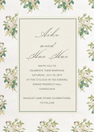 Floribunda - Wedding Invitation by Schumacher