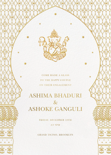 Vinayaka - Engagement Party Invitation by Paperless Post