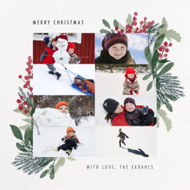 Yule Blooms - Christmas Card by Paperless Post