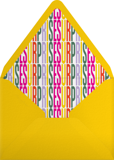 Big Surprise - Paperless Post Envelope