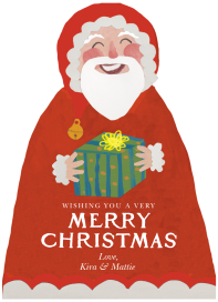 Jolly Gift Bearer - Christmas Card by Hadley Paper Goods