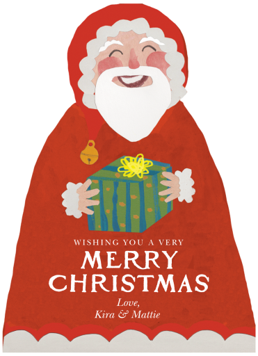 Jolly Gift Bearer - Greeting Card by Hadley Paper Goods