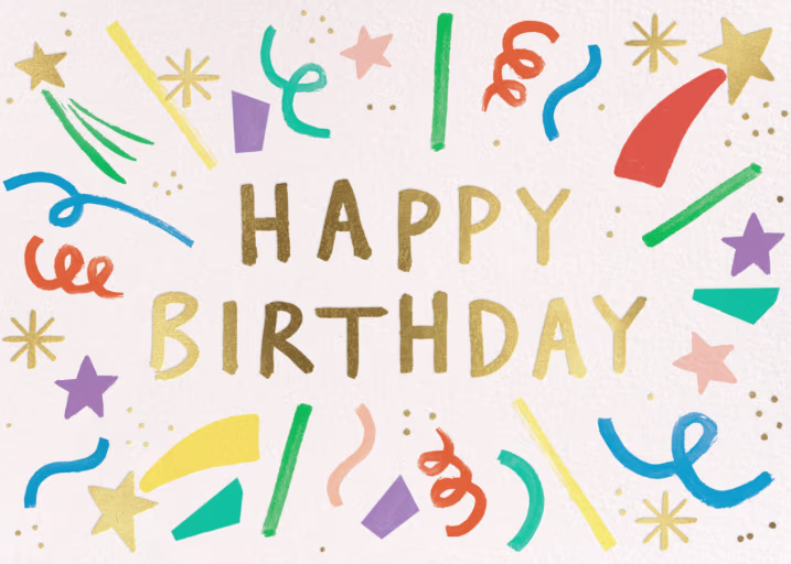 Birthday Burst (Charlotte Trounce) - Birthday Card by Wrap