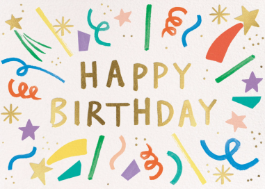 Birthday Burst (Charlotte Trounce) - Birthday Card by Wrap