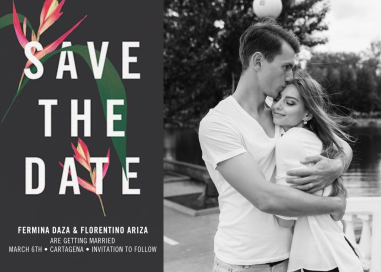 Paradisier (Save the Date) - Photo by Paperless Post