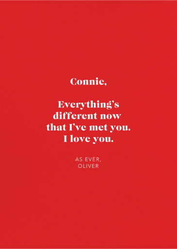 Other Half (Lesley Barnes) by Red Cap Cards - Back