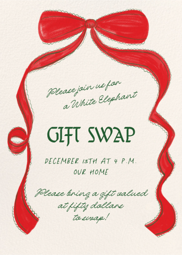 Tied with Cheer - Invitation by Paperless Post