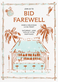 Tiki Bar - Retirement and Farewell Party Invitation by Paperless Post